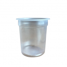Pot en plastique TRANSPARENT 120 ml pour opercule