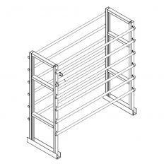 Étagère d'affinage sur mesure standard