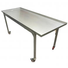 Table d'égouttage sur mesure en inox