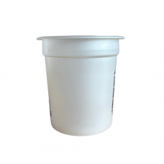 Pot en plastique NACRÉ 120 ml pour opercule