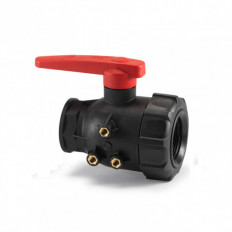 Vanne grand modèle avec raccords pour bacs 310 / 500 L