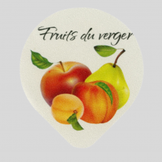 Opercule gamme GOURMANDISE DÉLICE FRUITS DU VERGER