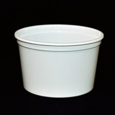 Pots à Crème Blanc 25 cl / Carton de 1000
