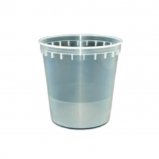 Pot en plastique 100 cl naturel pour couvercle