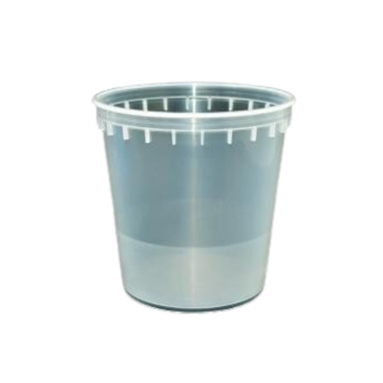 Pot en plastique 100 cl naturel pour couvercle