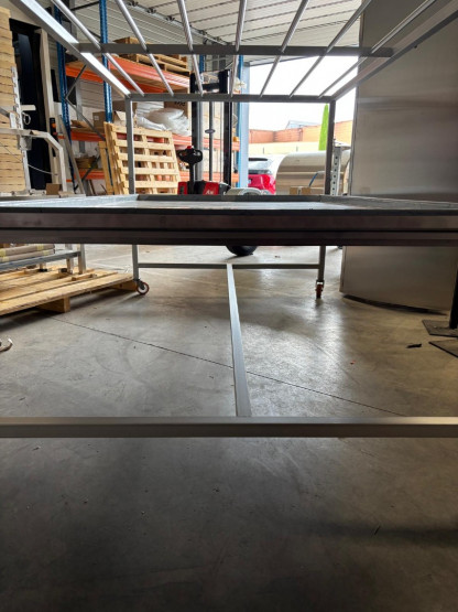 Table d'égouttage inox 2en1 sur mesure