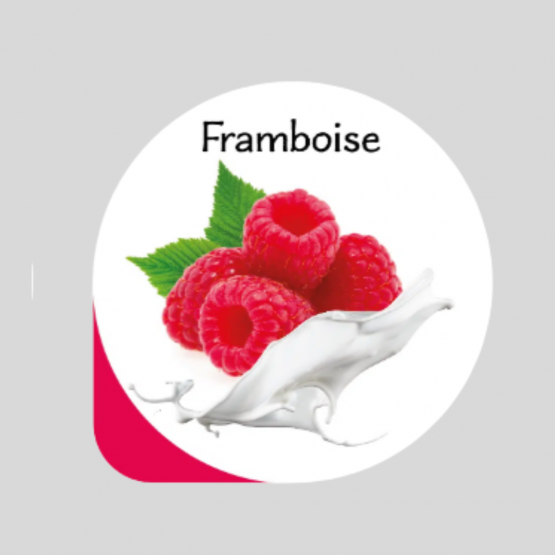 Opercule gamme GOURMANDISE FRAMBOISE