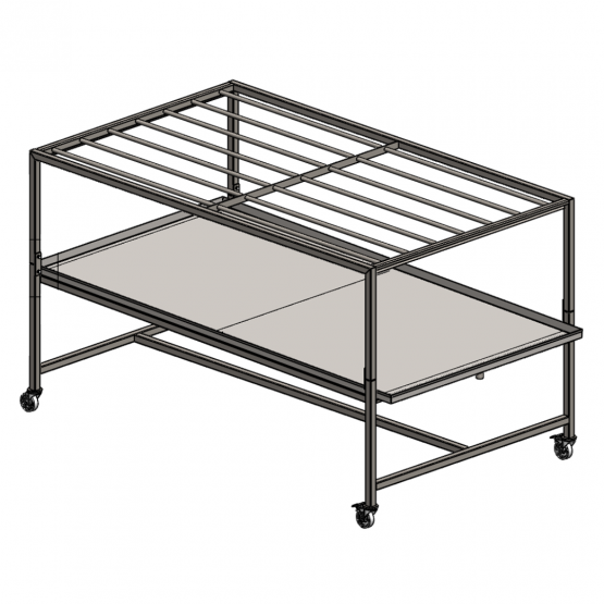 Table d'égouttage inox 2en1 sur mesure