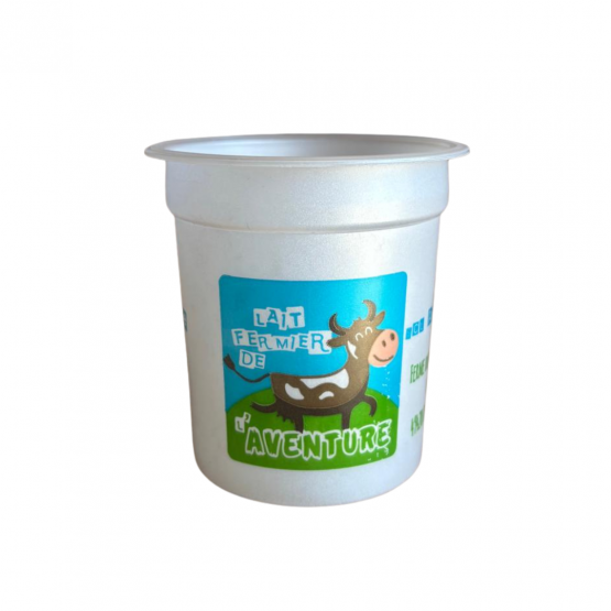 Pot en plastique IMPRIMÉ 120 ml pour opercule