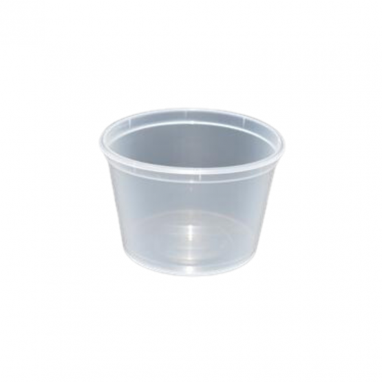 Pot en plastique 20 cl naturel pour couvercle