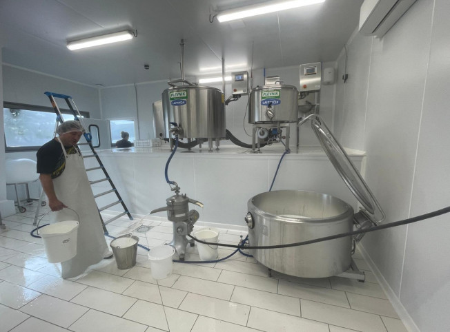 Installation de matériel pour une fromagerie en Loire-Atlantique (44)
