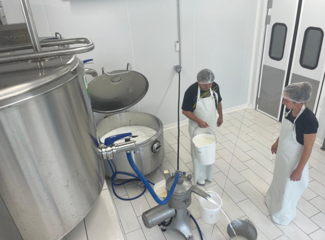 Installation de matériel pour une fromagerie en Loire-Atlantique (44)