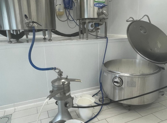 Installation de matériel pour une fromagerie en Loire-Atlantique (44)