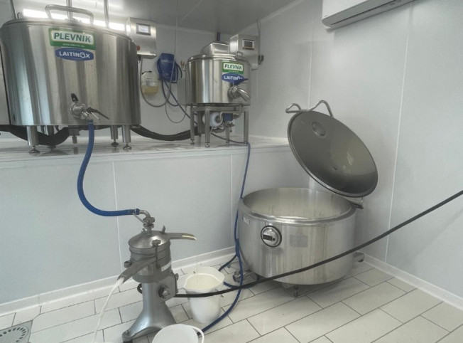 Installation de matériel pour une fromagerie en Loire-Atlantique (44)