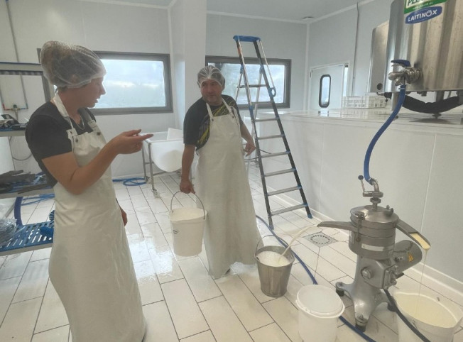 Installation de matériel pour une fromagerie en Loire-Atlantique (44)