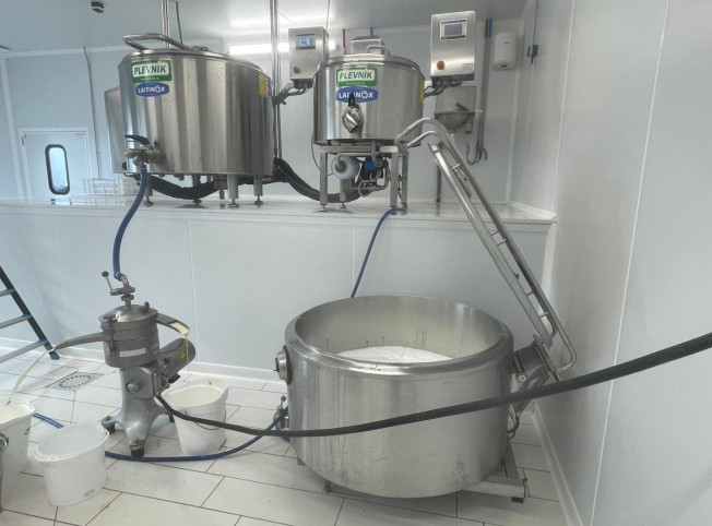 Installation de matériel pour une fromagerie en Loire-Atlantique (44)
